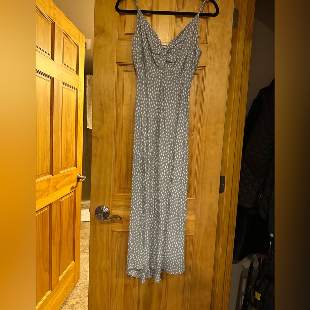 Abercrombie & Fitch Polka Dot Twist Front Dress